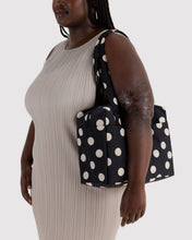 Load image into Gallery viewer, Everyday Cloud Bag | Black and Cream Polka Dot