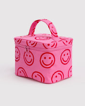 Load image into Gallery viewer, Large Cosmetic Case | Azalea Pink Happy