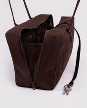 Charger l'image dans la galerie, Medium Nylon Bowler Bag | Coffee