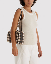 Charger l'image dans la galerie, Nylon Bowler Bag | Blurred Gingham Brown