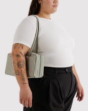 Charger l'image dans la galerie, Nylon Bowler Bag | Sage Stripe