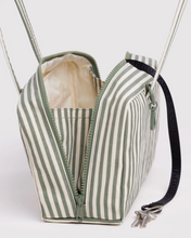 Charger l'image dans la galerie, Nylon Bowler Bag | Sage Stripe