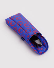 Load image into Gallery viewer, Puffy Glasses Sleeve | Mini Cobalt Happy