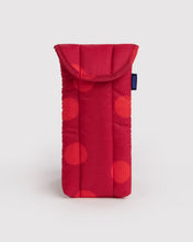 Load image into Gallery viewer, Puffy Glasses Sleeve | Red Polka Dot