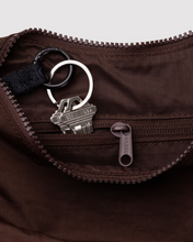 Charger l'image dans la galerie, Small Nylon Crescent Bag | Coffee