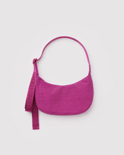 Charger l'image dans la galerie, Small Nylon Crescent Bag | Deep Fuschia
