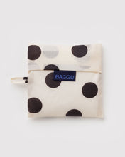 Load image into Gallery viewer, Standard Baggu | Cream and Black Polka Dot