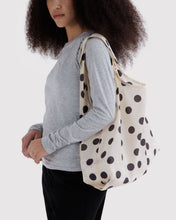 Load image into Gallery viewer, Standard Baggu | Cream and Black Polka Dot