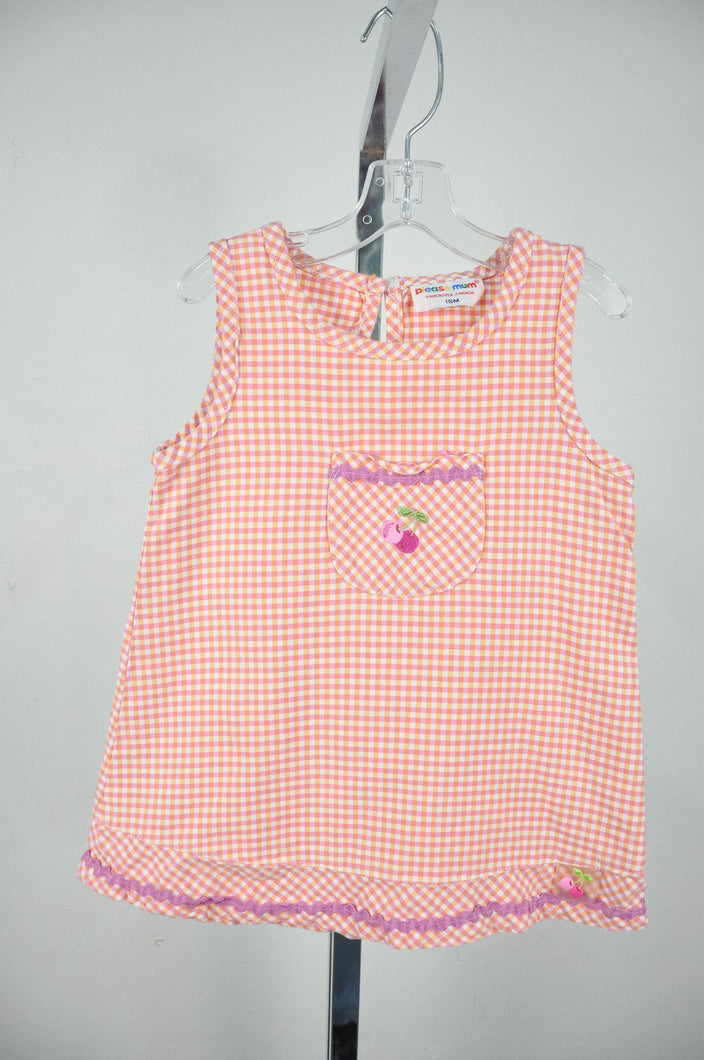 robe vintage Cherry Gingham | Taille 18M
