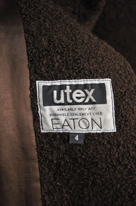 Vintage Boucle Wool Coat | Size M/L