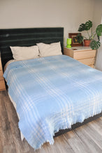 Load image into Gallery viewer, Vintage Baby Blue Blanket | DOUBLE