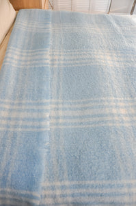 Vintage Baby Blue Blanket | DOUBLE