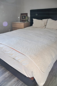 Organic Cotton + Sherpa Bed Runner