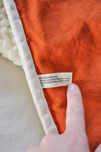 Load image into Gallery viewer, Organic Cotton + Sherpa Bed Runner