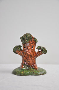 Vase d’arbre en céramique vintage 1983
