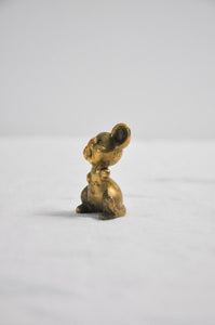 Miniature Brass Singing Mouse