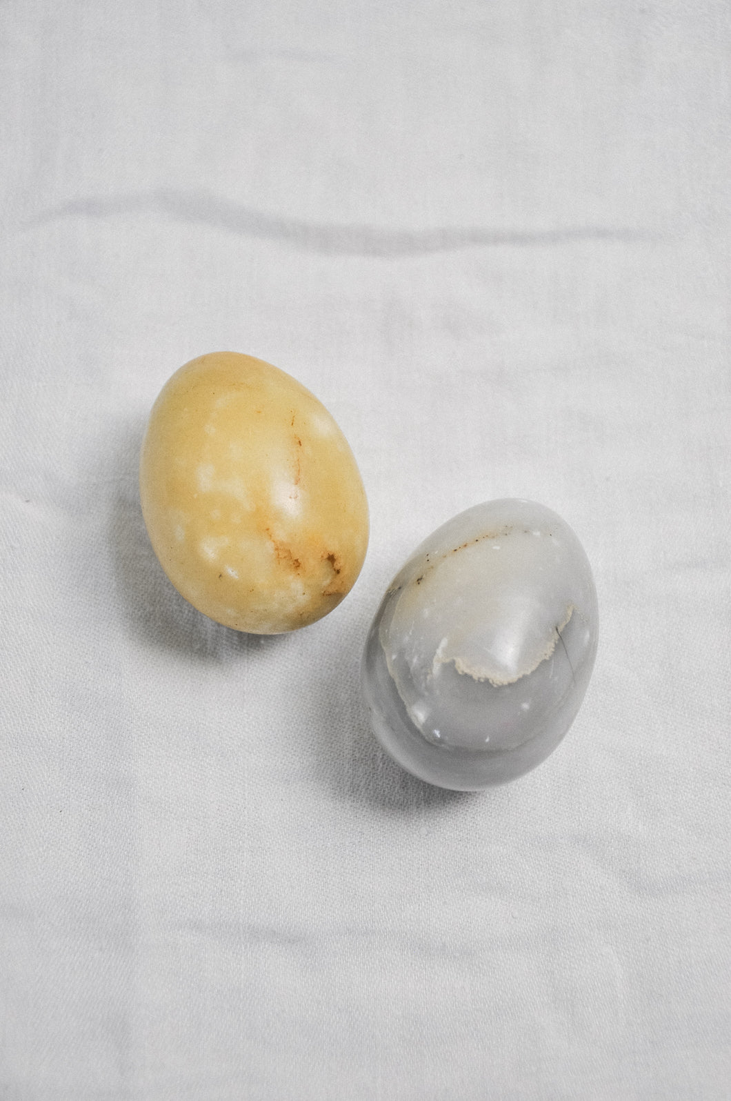 Alabaster Stone Eggs