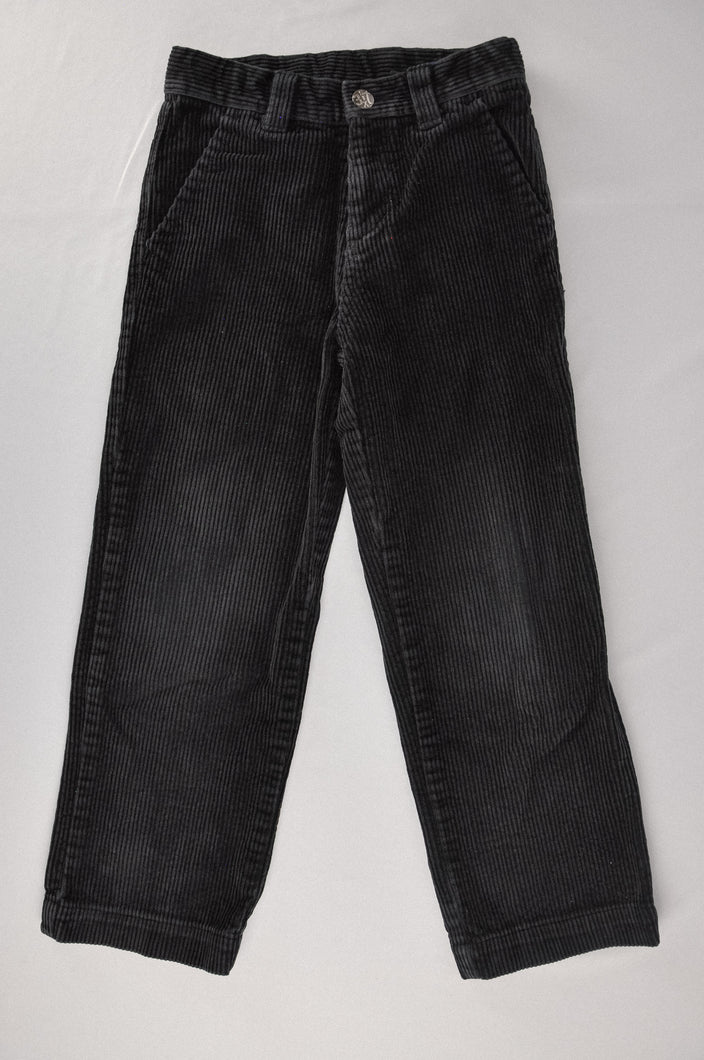 Pantalon en velours côtelé noir des années 90 | Taille 6 ans