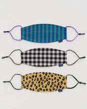 Load image into Gallery viewer, Reusable Cotton Face Mask Set | Leopard