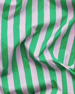 Standard Baggu | Pink Green Awning Stripe