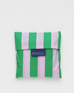 Standard Baggu | Pink Green Awning Stripe